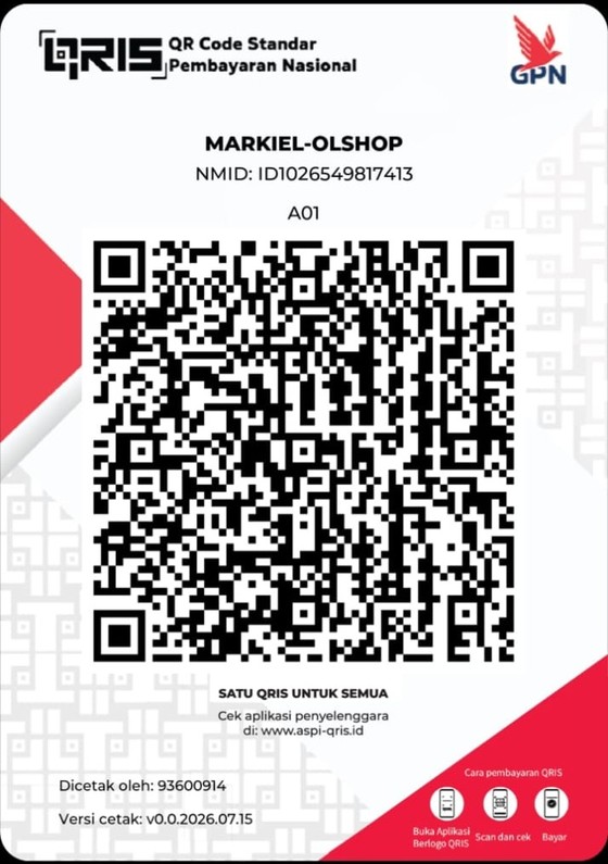 QRIS GoPay Markiel-Olshop